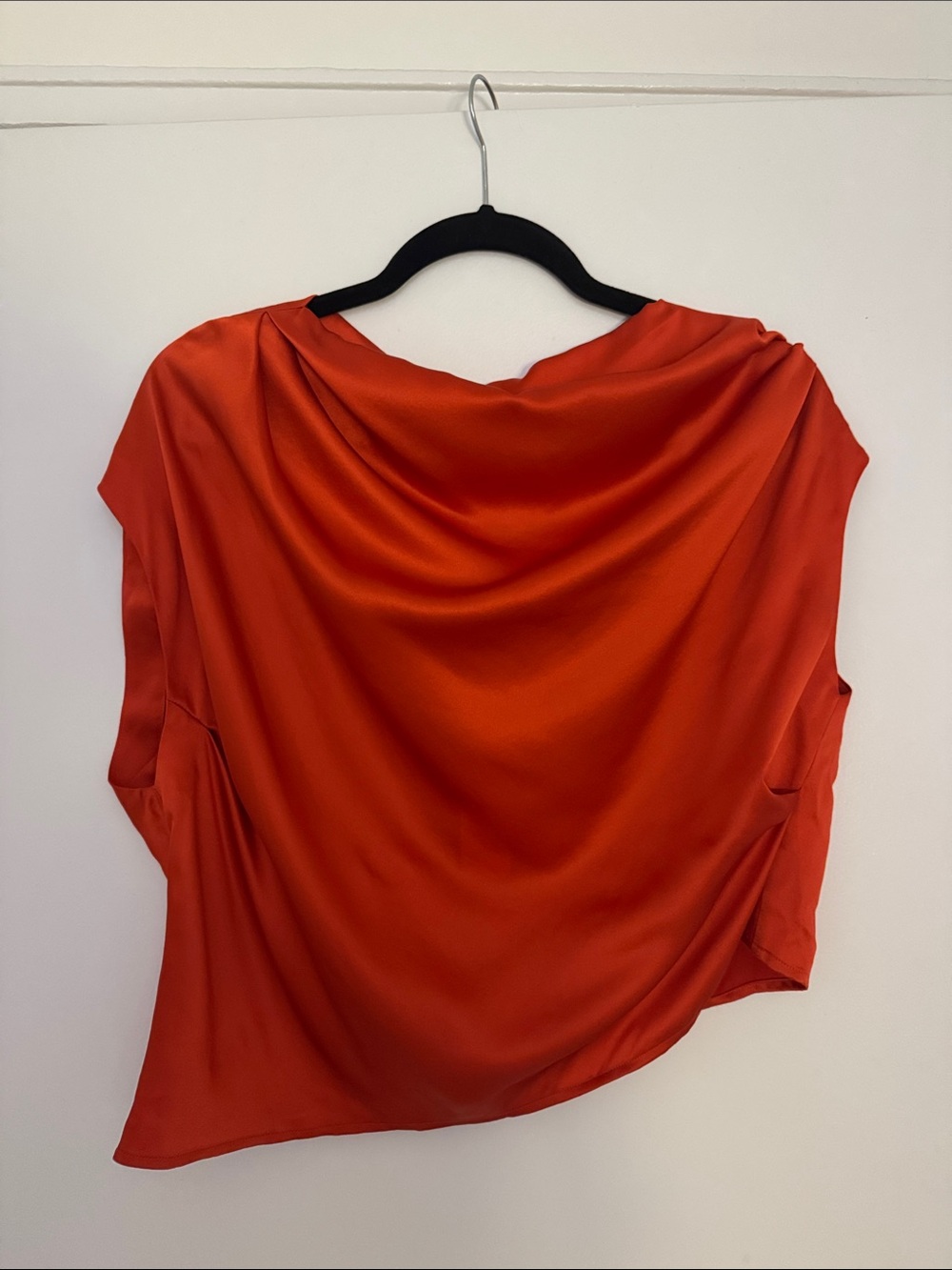 The Sei Silk Draped Top